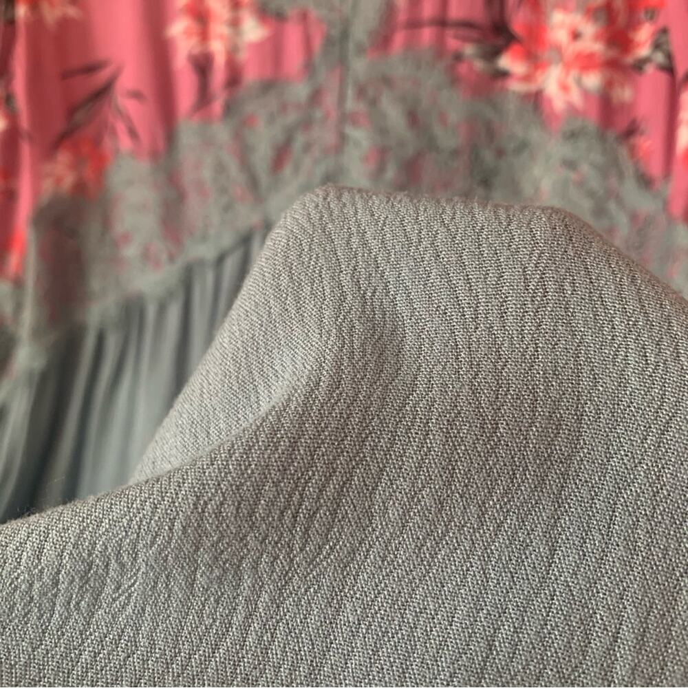 Umgee | Sleeveless Shift Keyhole Dress | Floral Print & Lace Bodice | Sage-Mint - Picture 12 of 15